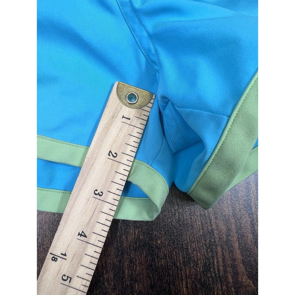 Under Armour Women's Logo Waistband Shorts – Blue/White Size S Back Zip Pocket - Picture 5 of 10